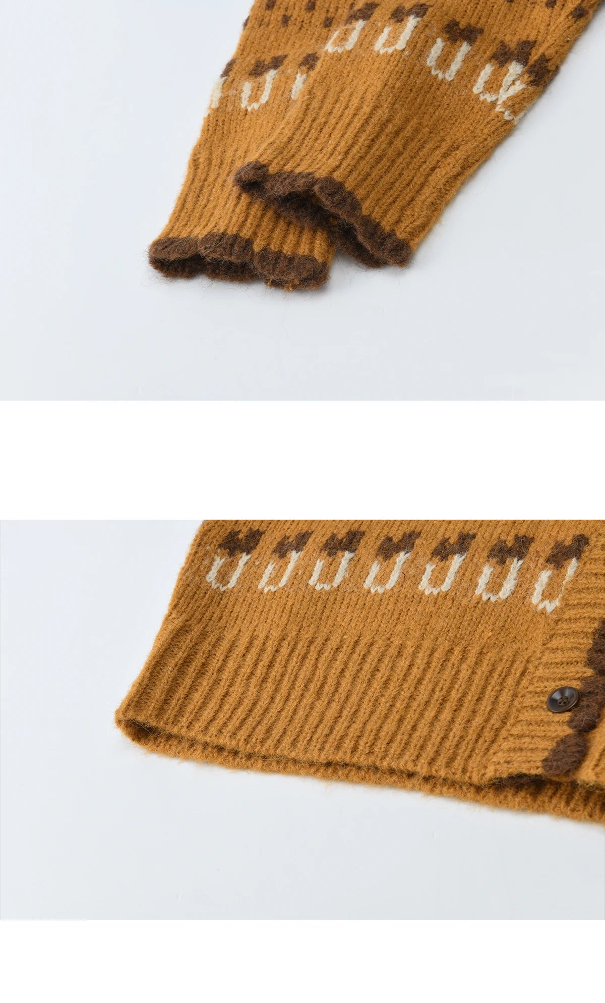 Mishow Turtleneck Fuzzy Cardigan Coat MXE87Z2699