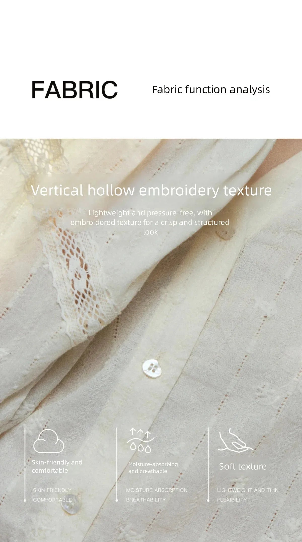 MISHOW Beige Lace Shirt Peter Pan Collar Micro Lantern Sleeve MXF108C0813