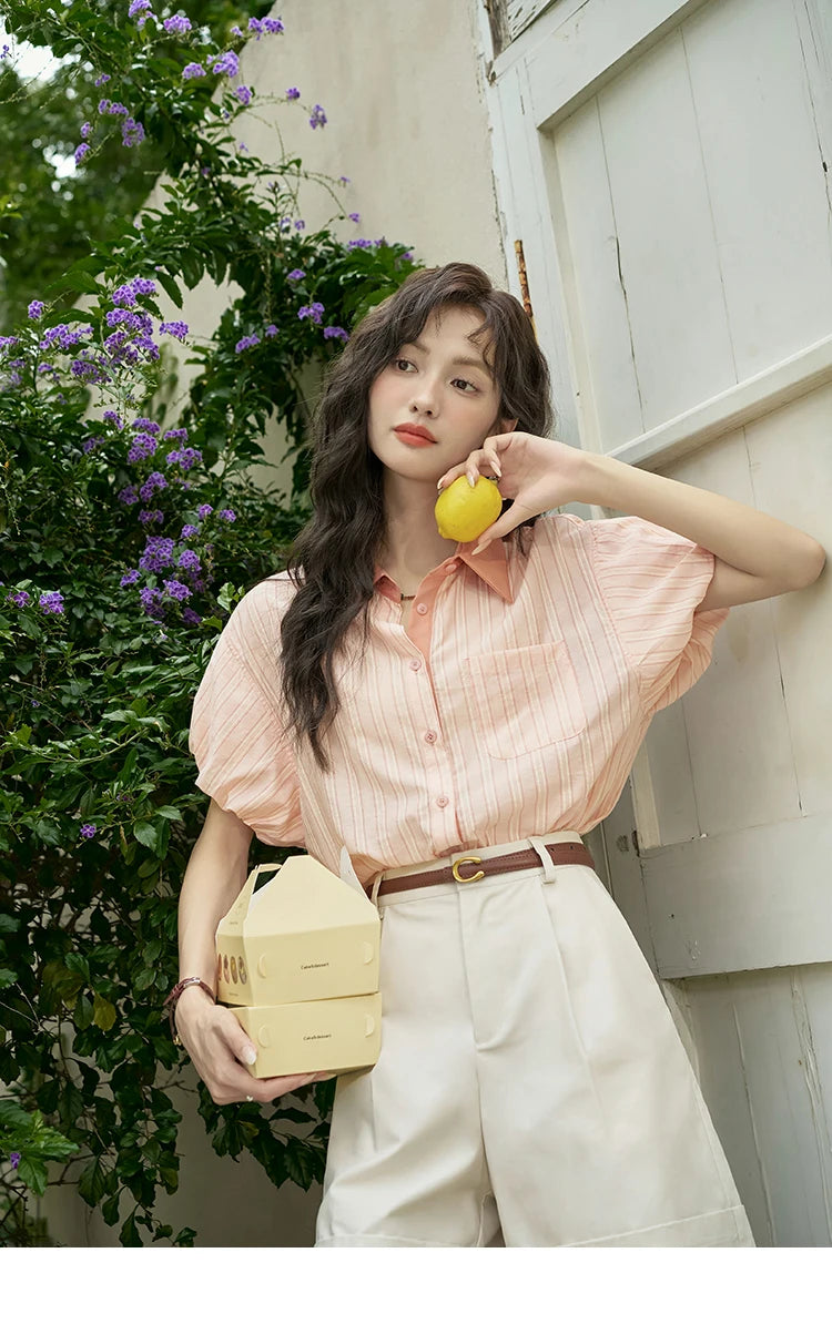 Mishow High Waist Slim A-Line Suit Shorts MXD28K0647