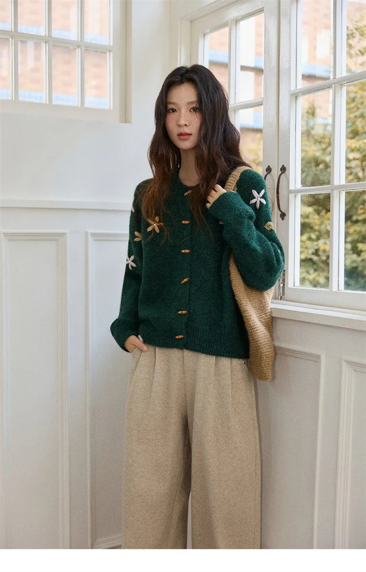 MISHOW Retro Wide Leg Pants Three-Dimensional Pleats Pocket MXE90K1129