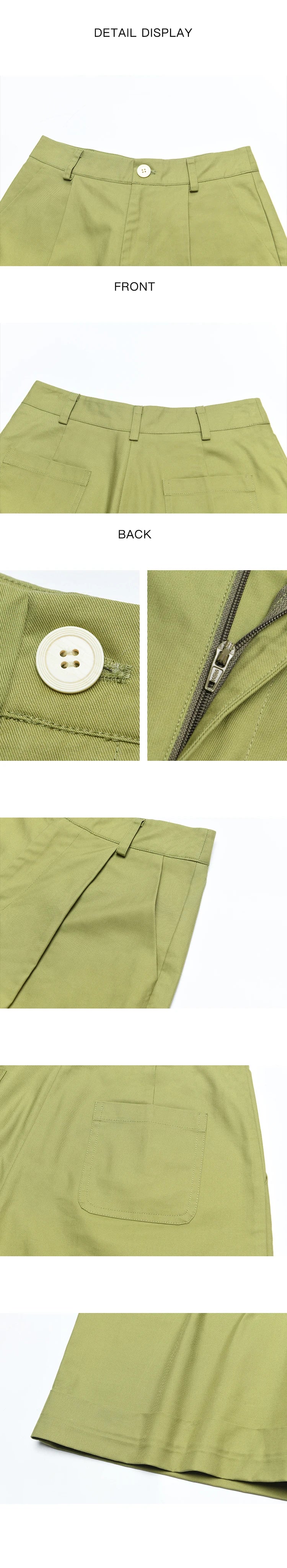 Mishow High Waist Slim A-Line Suit Shorts MXD28K0647