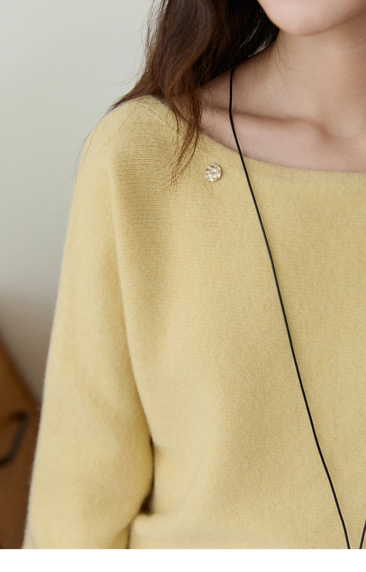 Mishow Boat Neck Lantern Sleeve Pullover MXE94Z2984