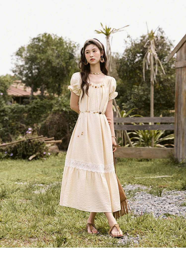 MISHOW French Halter Off-Shoulder Long Dress MXE31L2190