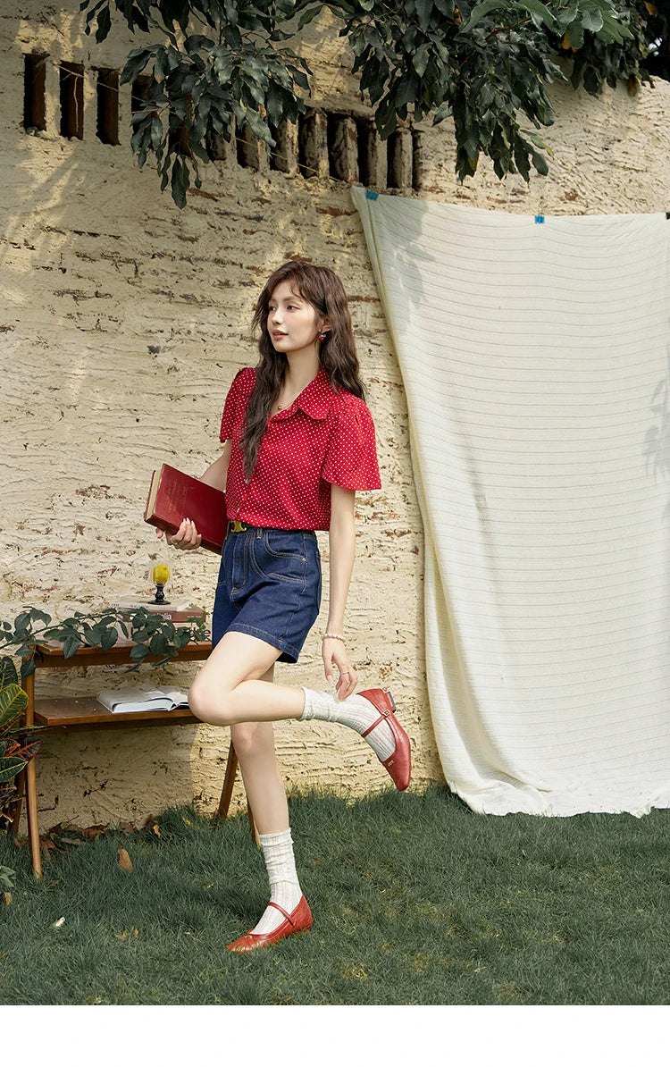 Mishow High Waisted Denim Skirt MXD23B0366