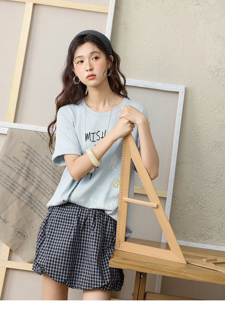 Mishow Coconut Tree Print Holiday Tee MXE31T0516