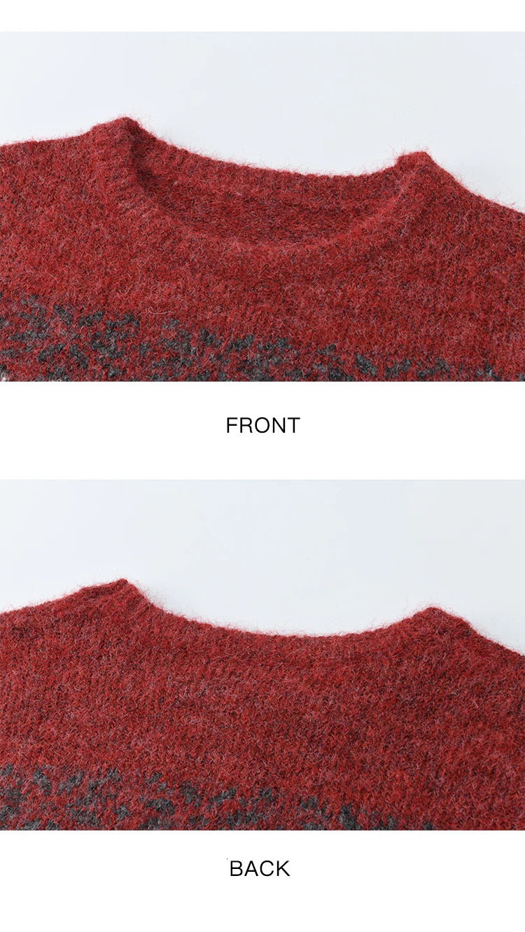 Mishow Christmas Fair Isle Sweater with Scarf MXE51Z2628