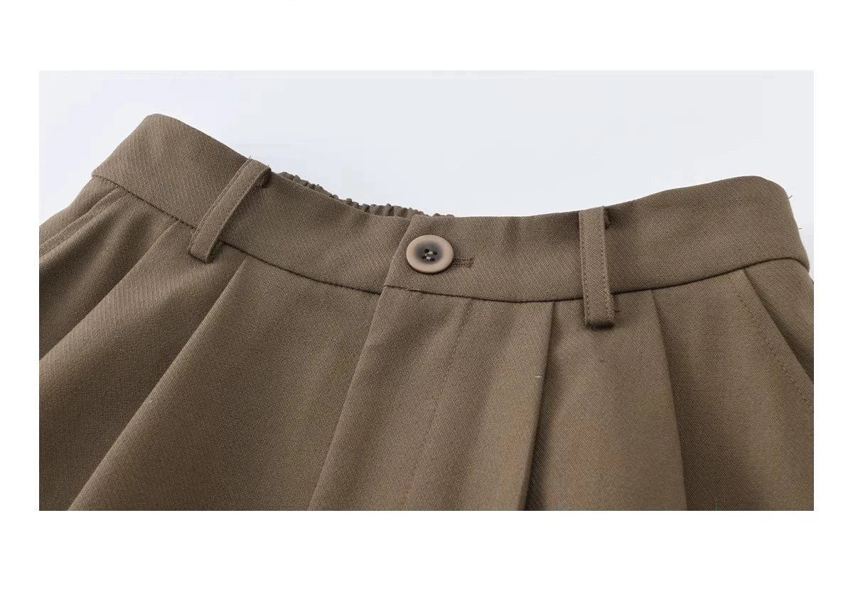 Mishow A-Line Flower Bud Pleated Skirt MXF108B0767