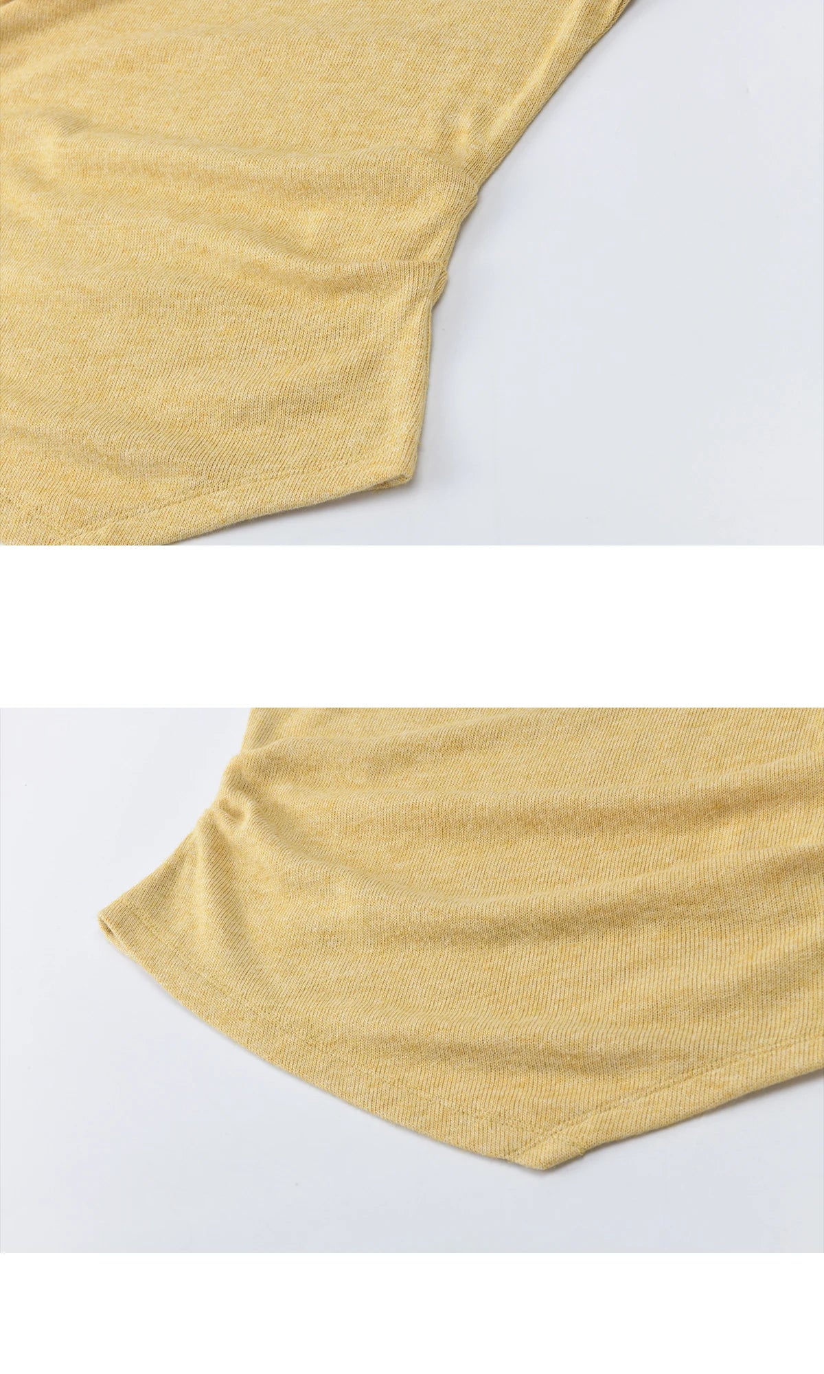 Mishow Yellow Brown Contrast Oblique Collar Knit Top MXF11Z2911