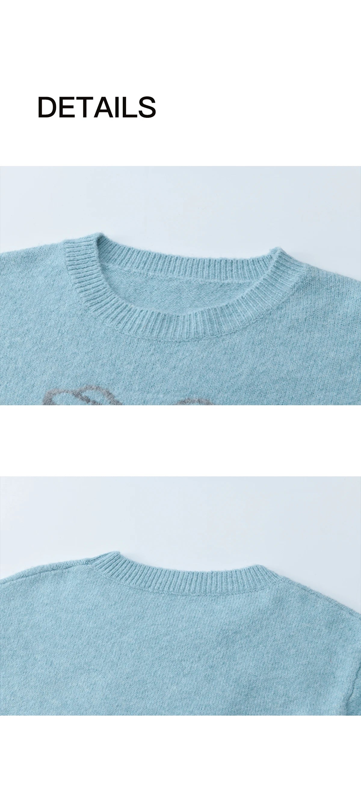Mishow Handmade Embroidered Pony Jacquard Pullover MXE92Z2848