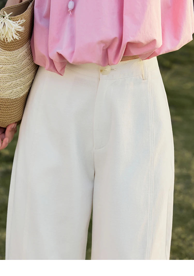 MISHOW High Waist Wide Leg Pants All-Match Loose Trousers MXE32K0913