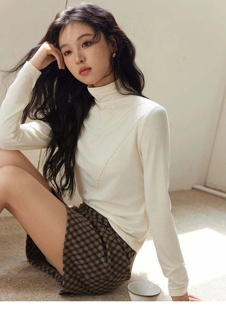 Mishow Sweet Embroidered Cartoon Dropped Sleeve Pullover MXD54Z0953