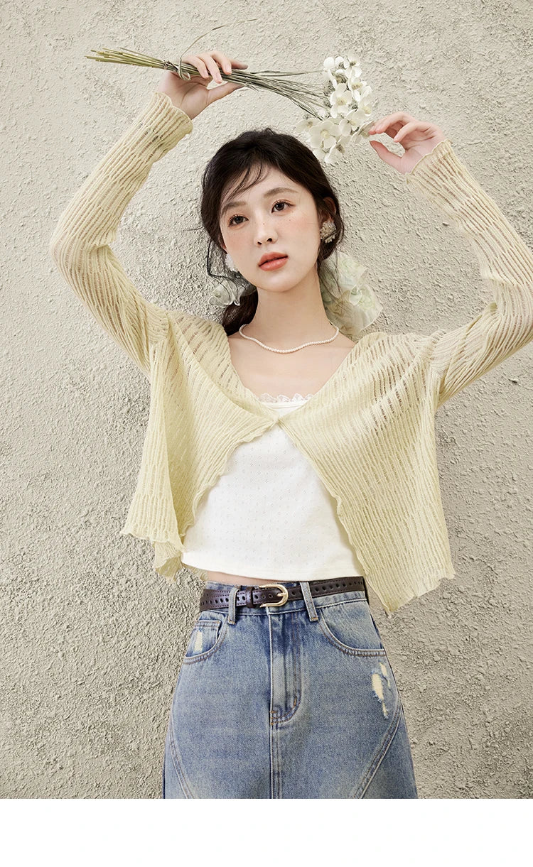 Mishow Casual V-Neck Slim Knit Cardigan MXE16Z1193