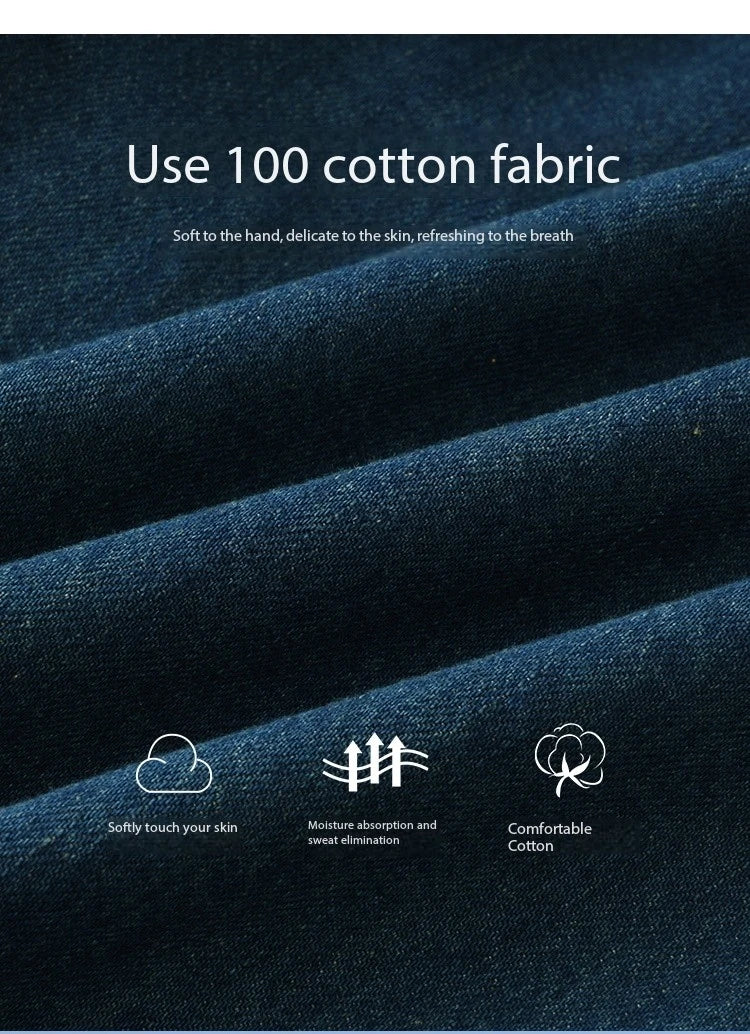 MISHOW 100% Cotton Denim Shirt O-Neck Loose Fit MXE12C0384