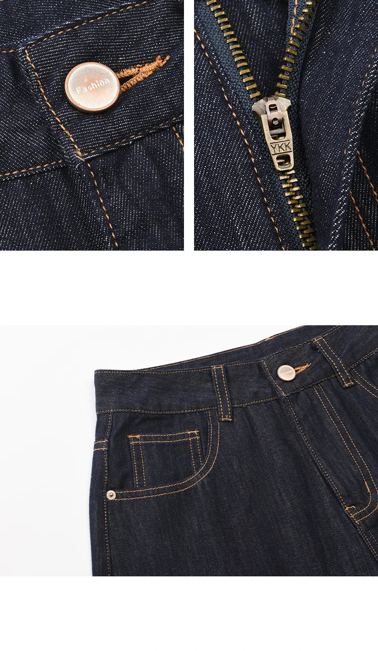 Mishow High Waist Wide Leg Straight Jeans MXE37K0995