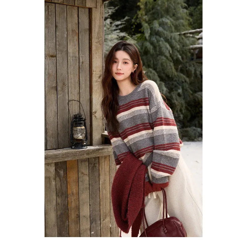 Mishow Warm Loose Knit Pullover Sweater MXE92Z2828