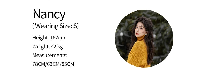 Mishow Turtleneck Texture Solid Warm Pullover MXD57Z1090