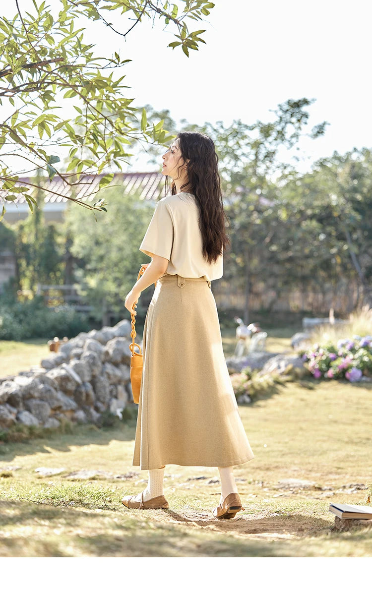 Mishow Vintage Blazer & Pleated Skirt Set MXE11W0712