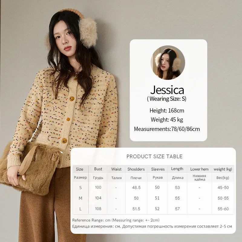Mishow Colorful Yellow Arctic Fleece Cardigan MXE91Z2778