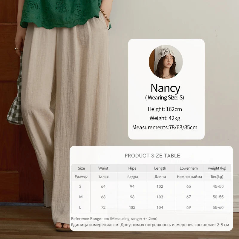 MISHOW Wide Leg Pants Button Pocket High Waist Slim MXE39K0962