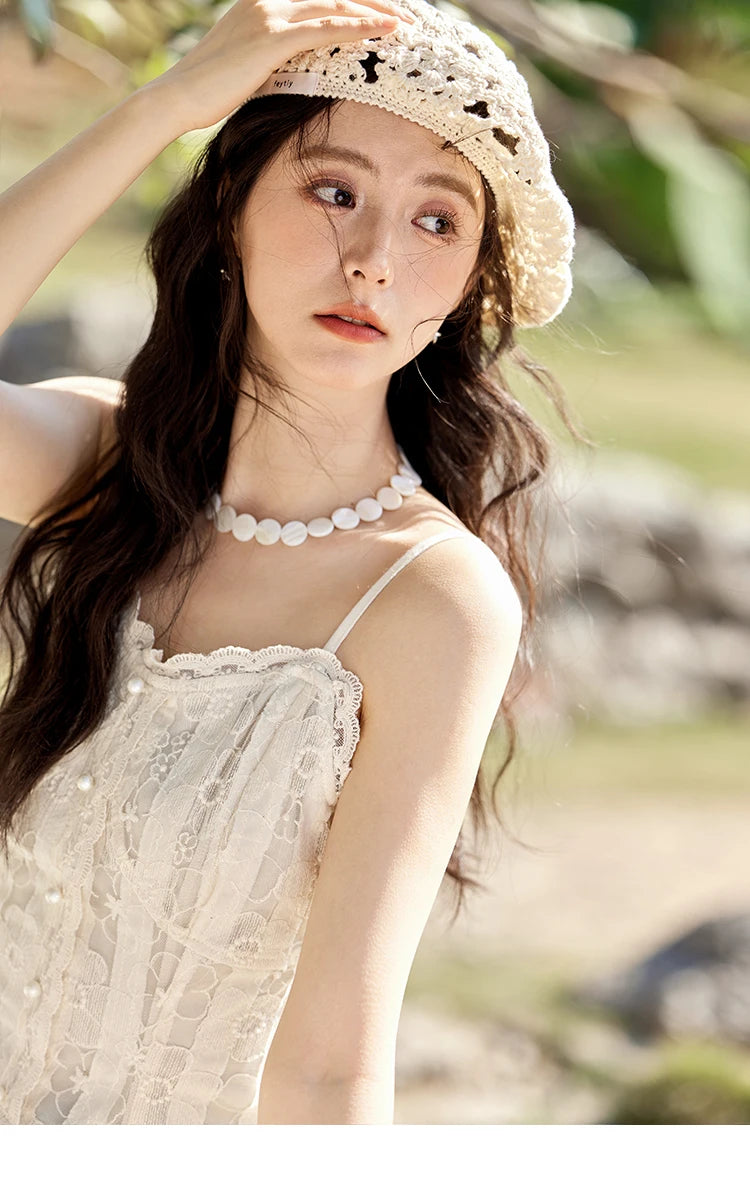 Mishow Lace Embroidered Adjustable Camisole MXE13D0050