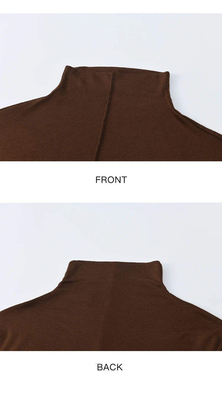 Mishow Apricot Stand Collar Slim Top with Detachable Cuffs MXE49Z2532