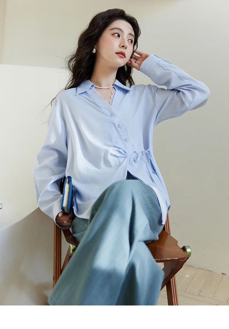 Mishow Embroidery Pockets Straight Leg Jeans MXE14K0870