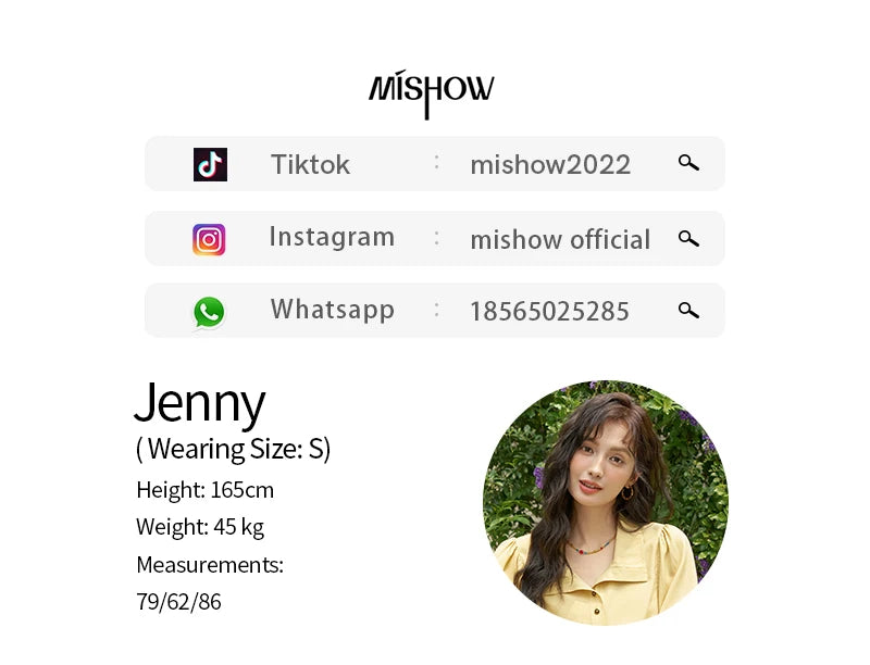 MISHOW Short Sleeve Blouse Lapel Simple Loose Fit MXD28C0247