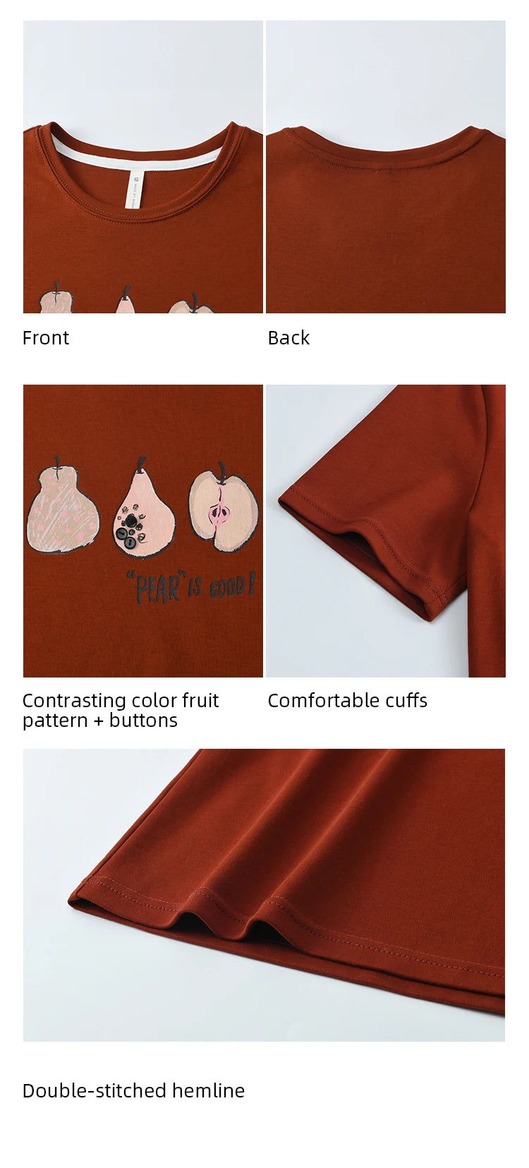 Mishow Cartoon Print Slim Office Tee MXE33T0500