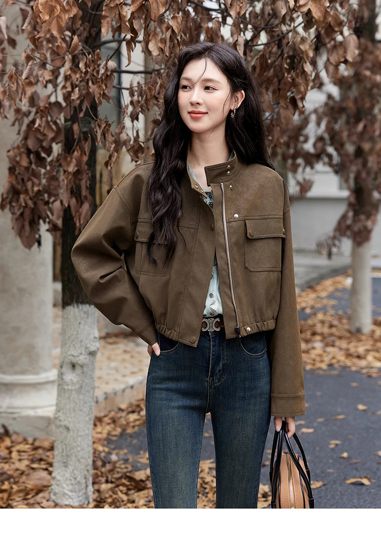 MISHOW Vintage Green Blouse Bow Lace-Up Lantern Sleeve MXD44C0337