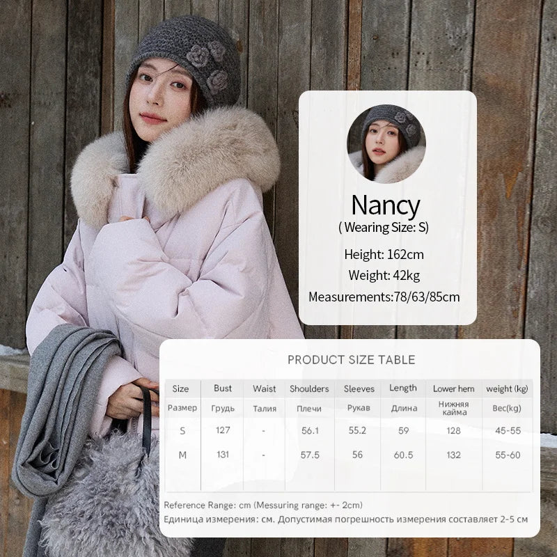 Mishow Short Detachable Fur Collar Down Jacket MXE87Y0084