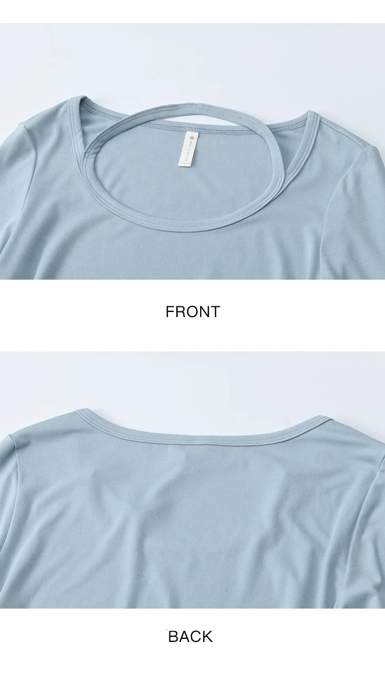 Mishow Hanging Neck Strap Pleated Waist Top MXE42T0720
