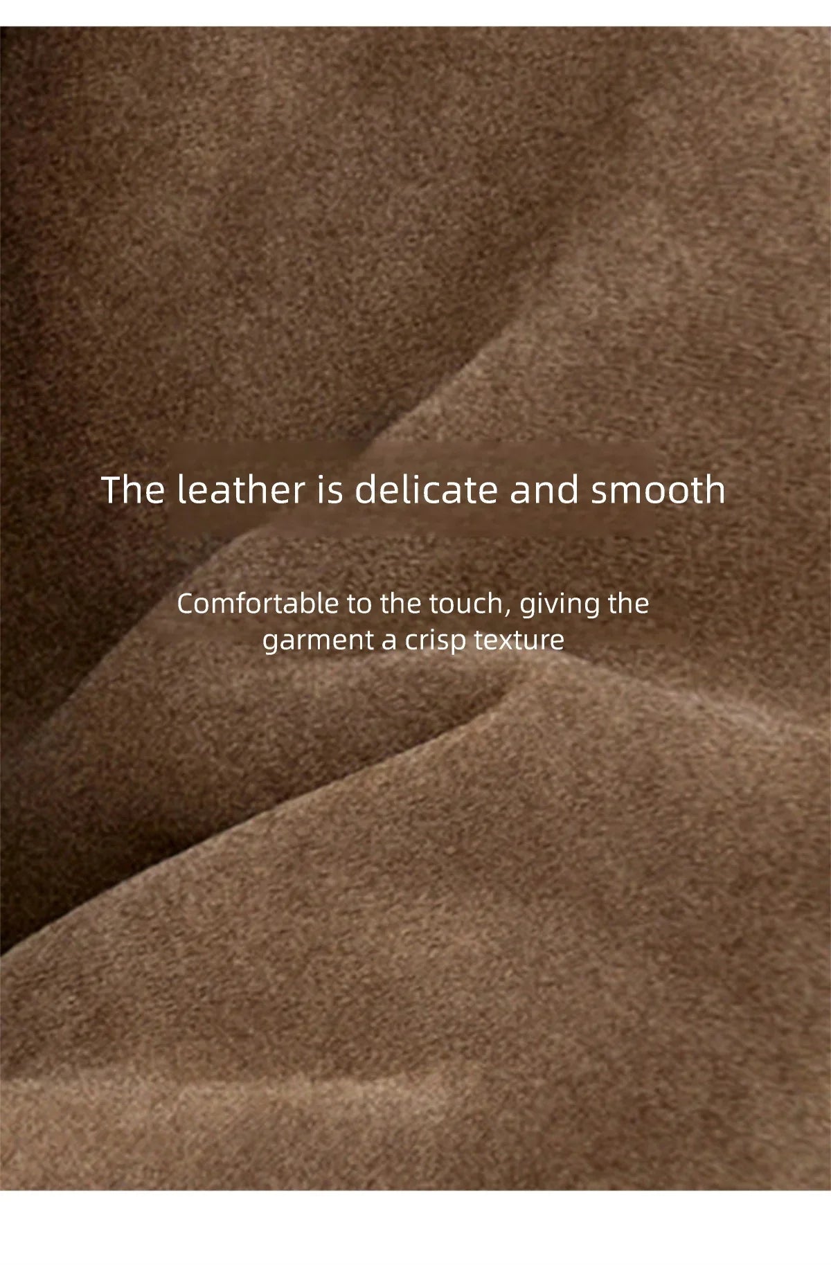 MISHOW Brown Round Neck Coat Button Pockets Loose Windproof MXE90W0994