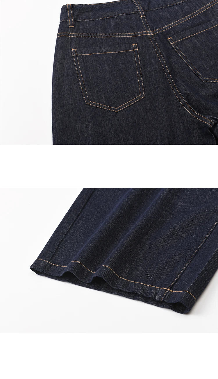 Mishow High Waist Wide Leg Straight Jeans MXE37K0995