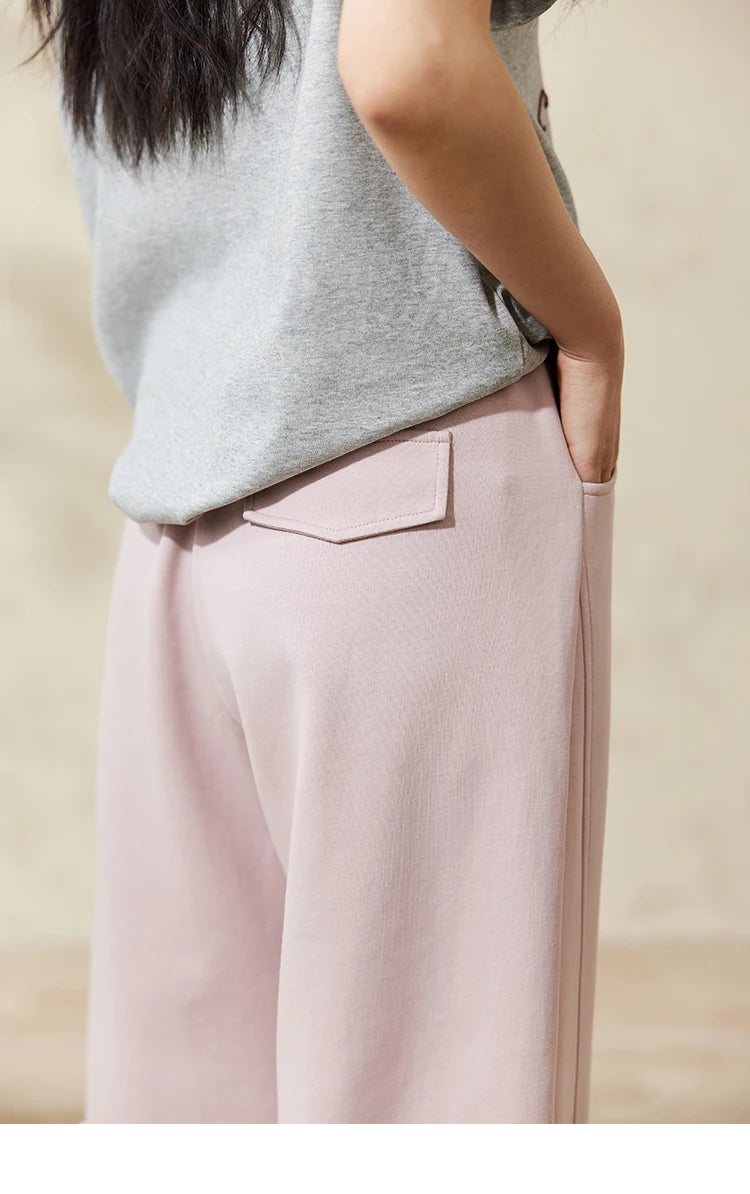 MISHOW Elastic Waist Sweatpants Straight Leg Long Sickle MXE14K0875