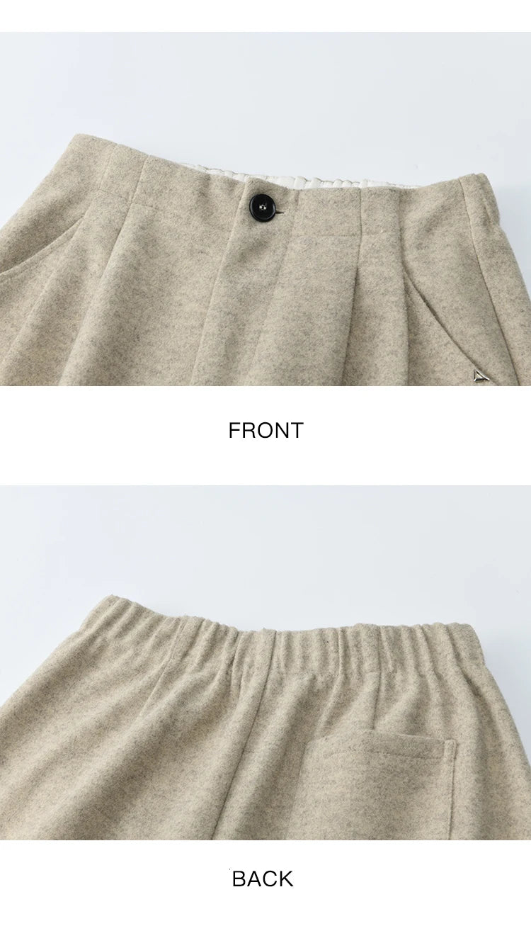 MISHOW Retro Wide Leg Pants Three-Dimensional Pleats Pocket MXE90K1129