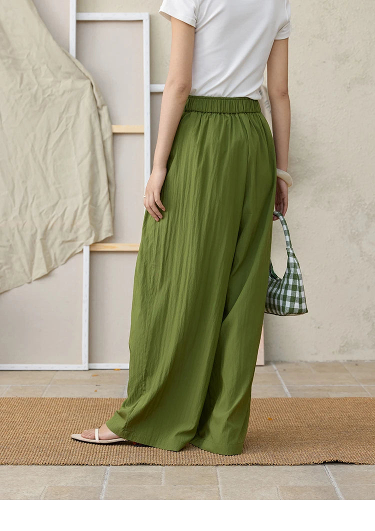 MISHOW High Waist Elastic Wide Leg Pants Slimming MXE31K0920