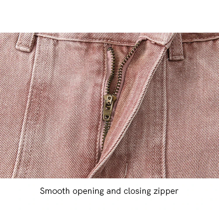 MISHOW High Waist Slim Denim Skirt Straight Pockets MXD44B0506