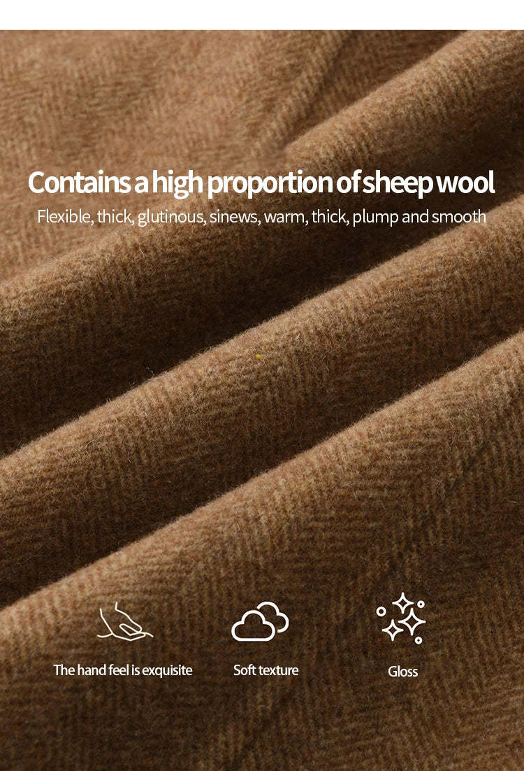 Mishow Plaid Double-Faced Wool Coat MXE89W0898