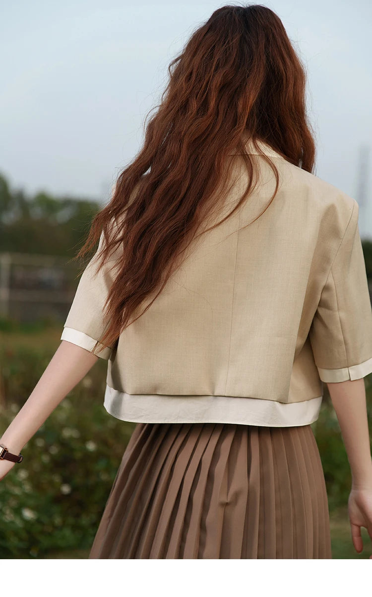 Mishow Fake Two Short Suit Jacket MXC33W0016