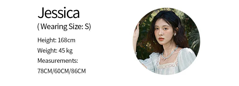 Mishow Striped Square Neck Lace Hollow Dress MXE39L2403