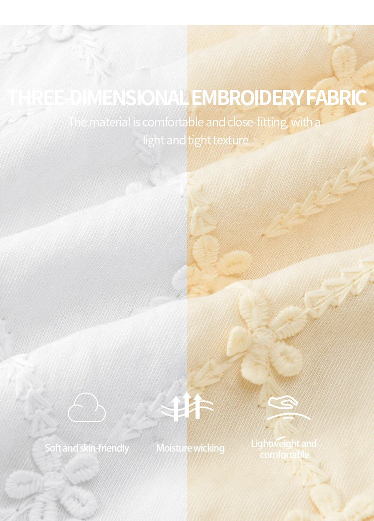 Mishow V-Neck Lace Spliced Embroidery Dress MXE38L2378