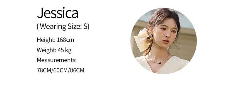 Mishow French Puff Sleeve V-Neck Cotton Dress MXE34L2288