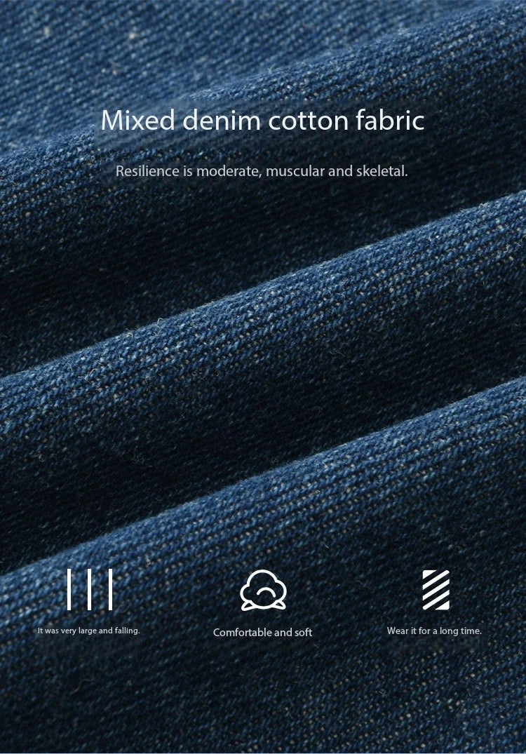 Mishow Retro Deep Blue Denim Vest Coat MXE16W0750