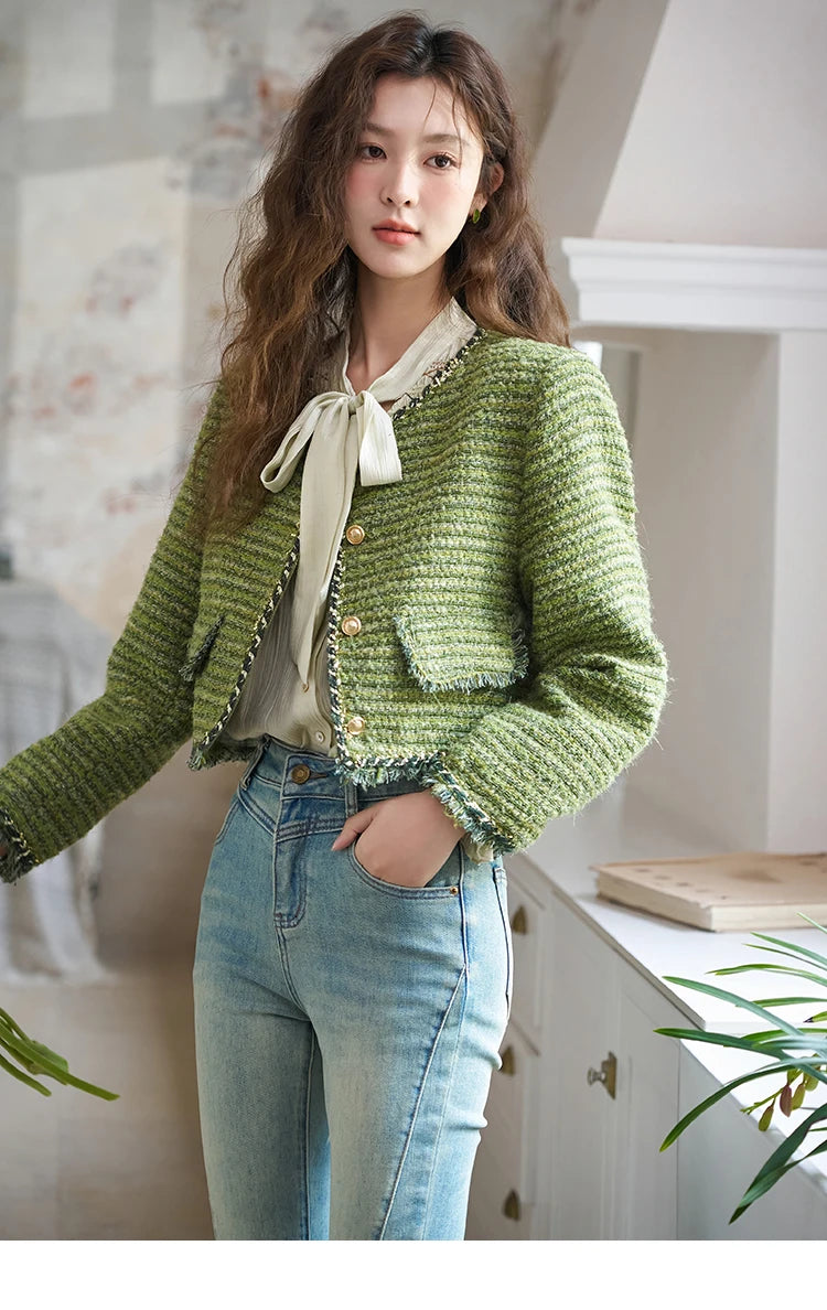 MISHOW Ribbon Collar Shirt Sweet Cuffs Pleated Embroidered Petal Sleeve MXD14C0226
