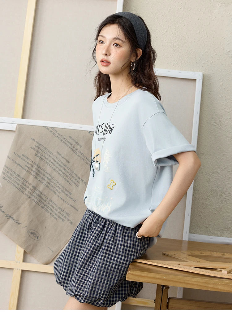 Mishow Coconut Tree Print Holiday Tee MXE31T0516