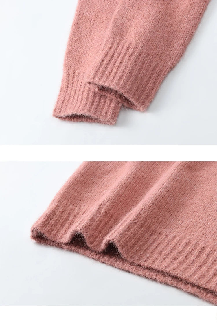 Mishow Hooded Neck Cozy Wool Pullover MXD59Z1123