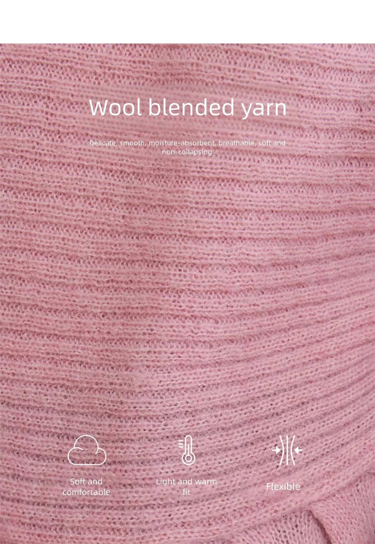 Mishow Pink Plaid Bow Peplum Ribbed Sweater MXF11Z3016