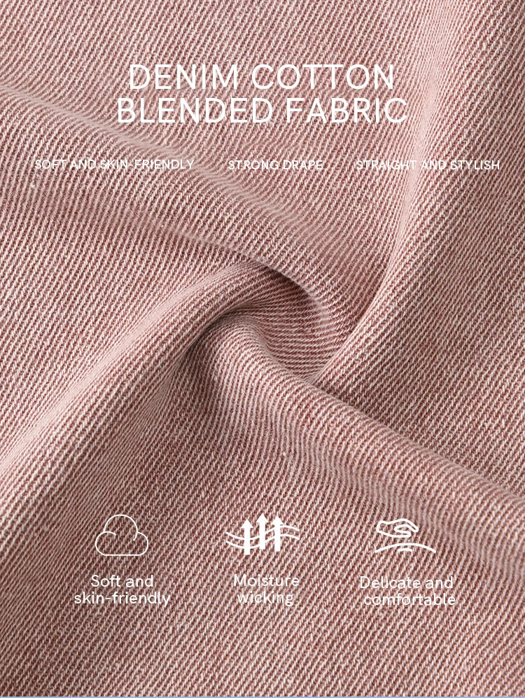 MISHOW High Waist Slim Denim Skirt Straight Pockets MXD44B0506