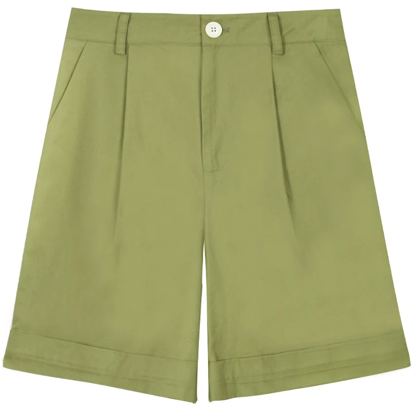 Mishow High Waist Slim A-Line Suit Shorts MXD28K0647