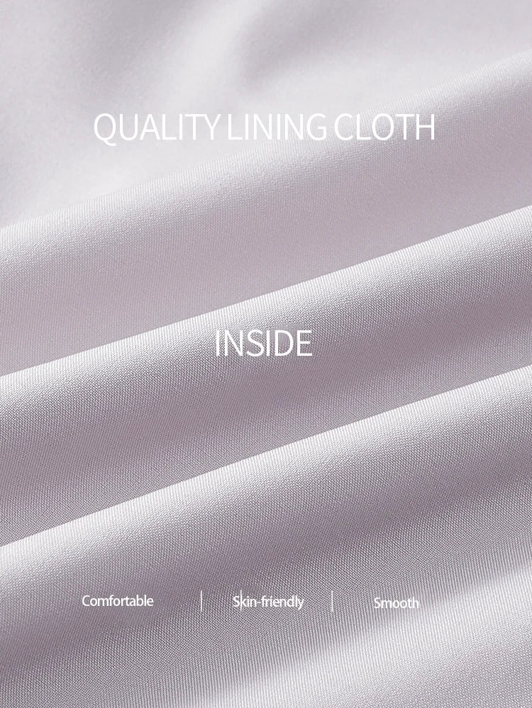 Mishow French Purple Puff Sleeve Square Neck Dress MXE34L2222